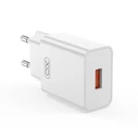 XO L127 USB-A 18W Fast Charging Wall Charger (White)
