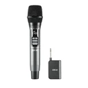 Akai AMW-250BT Ασύρματο Μικρόφωνο Χειρός με Δέκτη 2.4GHz (Ασημί/Μαύρο)