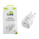 LIME Φορτιστής Ταξιδιού GaN 78W USB-C (LTC78W)