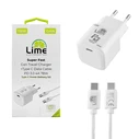 Lime Φορτιστής Ταξιδιού GaN USB-C 78W + Καλώδιο USB-C LCC04