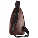 NSP N121 Force Δερμάτινο Τσαντάκι Crossbody 5.7L (Καφέ)