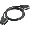 Osio SCART Cable Male to Male 1.5m (Black)