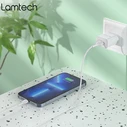 Φορτιστής Πρίζας Lamtech Charger QC3.0 18W With Lightning Cable 1M WHITE