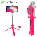 Τρίποδο Κινητών Lamtech 2in1 & SELFIE STICK ROSE RED