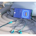 Handsfree Ακουστικά Lamtech With MIC 3,5mm JACK BLUE