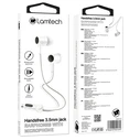Handsfree Ακουστικά Lamtech With MIC 3,5mm JACK WHITE