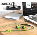 Handsfree Ακουστικά Lamtech With MIC 3,5mm JACK GREEN