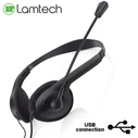 Multimedia Ακουστικά Lamtech USB 2.0 STEREO HEADSET with MIC