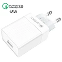 Φορτιστής Πρίζας Lamtech Quick Charger USB3.0 18W WHITE