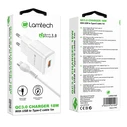 Φορτιστής Πρίζας Lamtech Quick Charger USB3.0 18W With Type-C 1M WHITE
