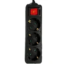 Πολύπριζο Lamtech With Switch 3 OUTLETS Black