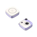 XO Power Bank PR223 mini camera ψηφιακή οθόνη γρήγορης φόρτισης 10000mAh Purple White