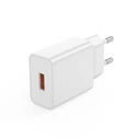 XO L127 USB-A 18W Fast Charging Wall Charger (White)