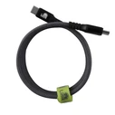 Lime LBMCC04 Ανθεκτικό Μαγνητικό Πλεκτό Καλώδιο USB-C σε USB-C 120W 1,2m Γκρι