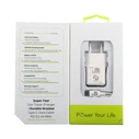 Lime Φορτιστής Ταξιδιού GaN 25W USB-C με Πλεκτό Καλώδιο USB-C σε USB-C (LBCC01)