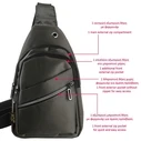NSP N120 Sport Αδιάβροχο Τσαντάκι Crossbody 5.7L (Γκρι)