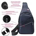NSP N120 Sport Αδιάβροχο Τσαντάκι Crossbody 5.7L Μπλε
