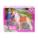 Mattel Barbie Doll and Horse FXH13