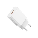 XO L127 USB-A 18W Fast Charging Wall Charger (White)