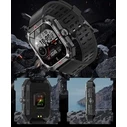 Smartwatch Lamtech BT5.1 with health sensor & sport tracking SQUARE TFT 2.02' DISPLAY Black