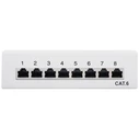 Patch Panel Goobay 93047 CAT6 Ethernet 8Port STP Grey