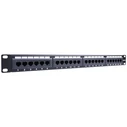 Patch Panel Goobay Cat 5e UTP με 24 Ports Μαύρο rack cabinet 19"
