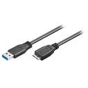 Καλώδιο USB Goobay 95734 USB 3.0 SuperSpeed USB 3.0 male A - USB 3.0 micro male B 0.50m