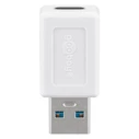 Αντάπτορας USB Goobay 3.2 Gen 1x1 A αρσ. - USB-C θηλ., σε λευκό χρώμα.