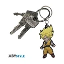Abysse Dragon Ball Keychain - Son Goku Super Saiyan (SD) Plastic ABYKEY097