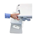 Ergotron StyleView Βάση Δαπέδου Οθόνης έως 24" με Ροδάκια - Ασημί (SV40-6300-0)