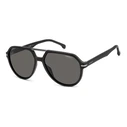 Carrera Unisex Γυαλιά Ηλίου με Μαύρο Κοκκάλινο Σκελετό και Μαύρο Polarized Φακό 315/S 003/M9