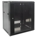 Καμπίνα Δικτύου INT 711791 FLATPACK 19" 9U Επιτοίχια Black