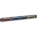 Patch Panel Intellinet 513678 19" 1U CAT5e Color-Coded 24Port UTP Black
