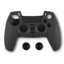 Spartan Gear - Controller Silicon Skin Cover and Thumb Grips (compatible with playstation 5) (colour: Black)