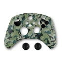 Spartan Gear - Controller Silicon Skin Cover and Thumb Grips (compatible with xbox series x/s) (colour: Green Camo)