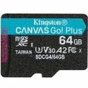 Κάρτα Μνήμης Micro SDXC Kingston CANVAS Select Plus 64 GB 