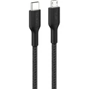 Καλώδια & αντάπτορες επικοινωνίας Belkin USB-C σε Micro-USB braided καλώδιο 1m μαύρο CAB026HQ1MBK