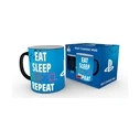 Κούπα Abysse Playstation - Eat Sleep Repeat Heat Change (320ml)