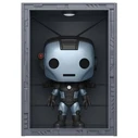 Funko Pop! Deluxe: Marvel Hall of Armor: Iron Man Model 11 War Machine (Mettalic) (PX Previews Exclusive) #1037 Bobble-Head Vinyl Figure