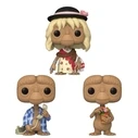 Funko Pop! 3-Pack Movies: E.T. - E.T. in Disguise / E.T. in Robe / E.T. with Flowers (Special Edition) Vinyl Figures