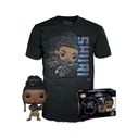 T-Shirt Funko Pop! (Adult): Marvel Black Panther Shuri (Glows in the Dark) Bobble-Head Vinyl Figure & T-Shirt (L)