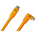 Tether Tools Καλώδιο USB‑C σε USB‑C 9,4 m — Δεξιά Γωνία — Πορτοκαλί