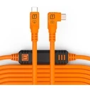 Tether Tools TetherPro USB-C σε USB-C γωνιακό δεξιά 9,4m πορτοκαλί