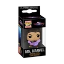 Funko Pocket Pop!: The Marvels - Ms. Marvel Bobble-Head Vinyl Figure Keychain EN,FR,ES,DE,IT,PT,NL,DK,SE,RU Pack / Carton Window Box with Plastic Film