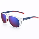 Bolle Unisex Γυαλιά Ηλίου με Λευκό Κοκκάλινο Σκελετό και Καφέ Καθρέφτη Φακό BS036006