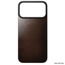 Nomad Magnetic Leather Back MagSafe for iPhone 17 Pro Max - Rustic Brown
