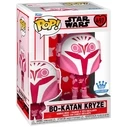 Funko Pop! Disney Star Wars: Valentines S4 - Bo-Katan Kryze #497 Bobble-Head Vinyl Figure