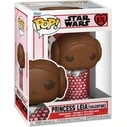 Funko Pop! Disney: Star Wars Valentines Day 2024 - Princess Leia (Valentine Chocolate) #676 Bobble-Head Vinyl Figure EN,FR,ES,DE,IT,PT,NL,DK,SE,RU Pack / Carton Window Box with Plastic Film