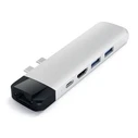 Satechi Type-C Pro Hub 4K HDMI με Ethernet (ασημί)