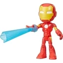 Hasbro Disney Junior Marvel: Spidey and his Amazing Friends - Iron Man Mini Action Figure (F3998) EN,FR,DE,ES,PT,IT,NL,SE,DK,NO,FI,GR,PL,RU,BG,HR,LT,SK,ET,LV,AR Pack / Carton Blister Pack